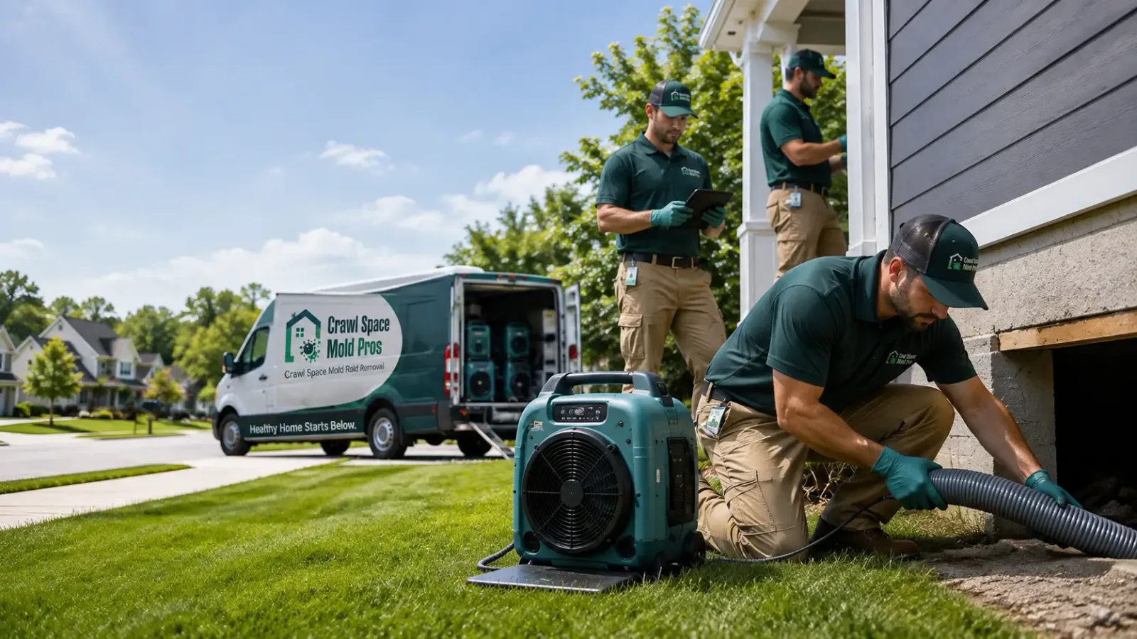 Crawl Space Mold Removal in Bradenville, PA